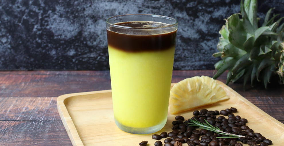 Black Coffee Pineapple Frappuccino